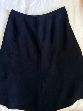 A Line Floral Suit Skirt